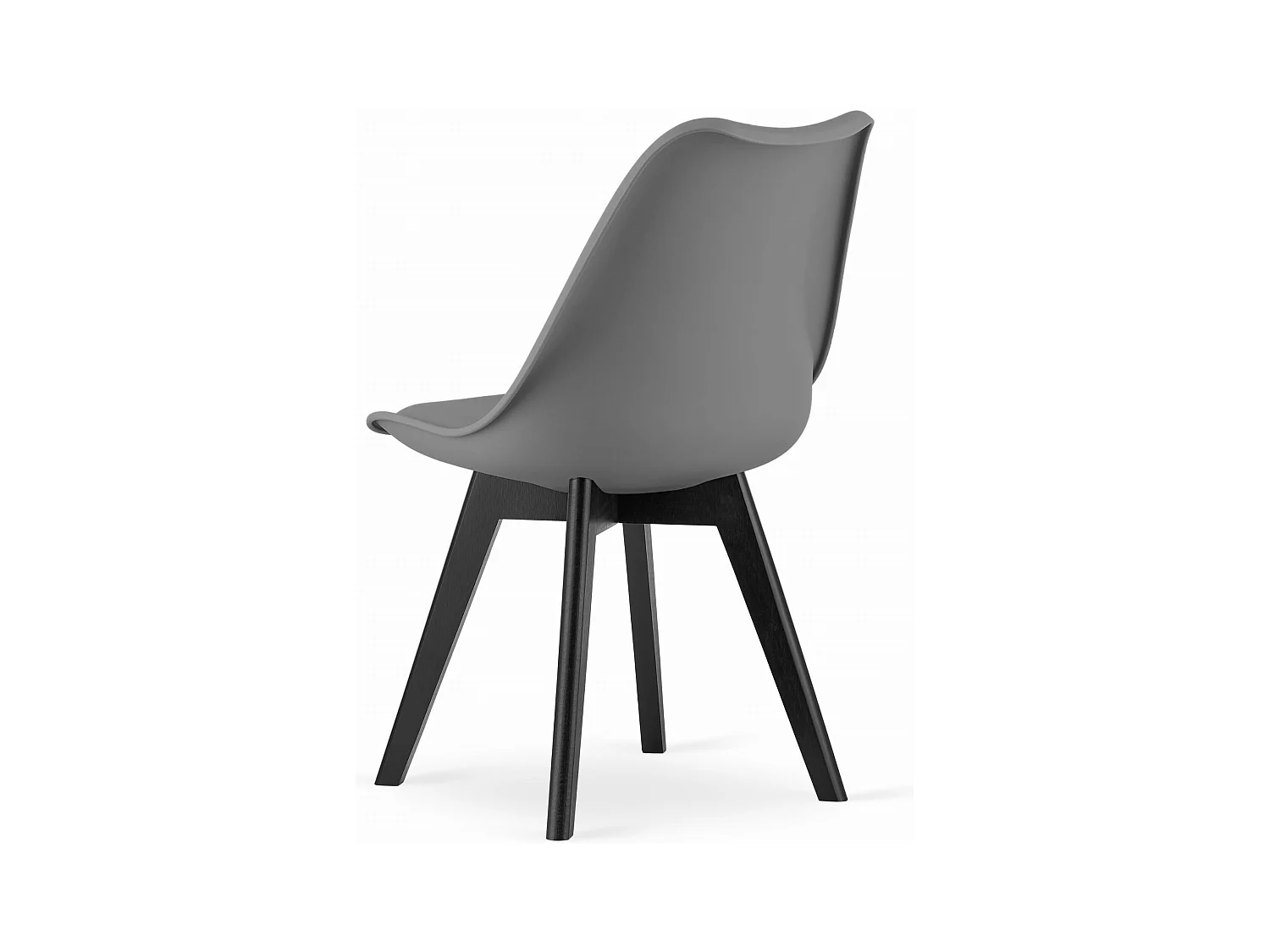 MARK Stuhl - Graphit / schwarze Beine x 1