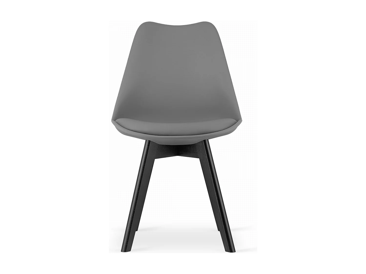 MARK Stuhl - Graphit / schwarze Beine x 1