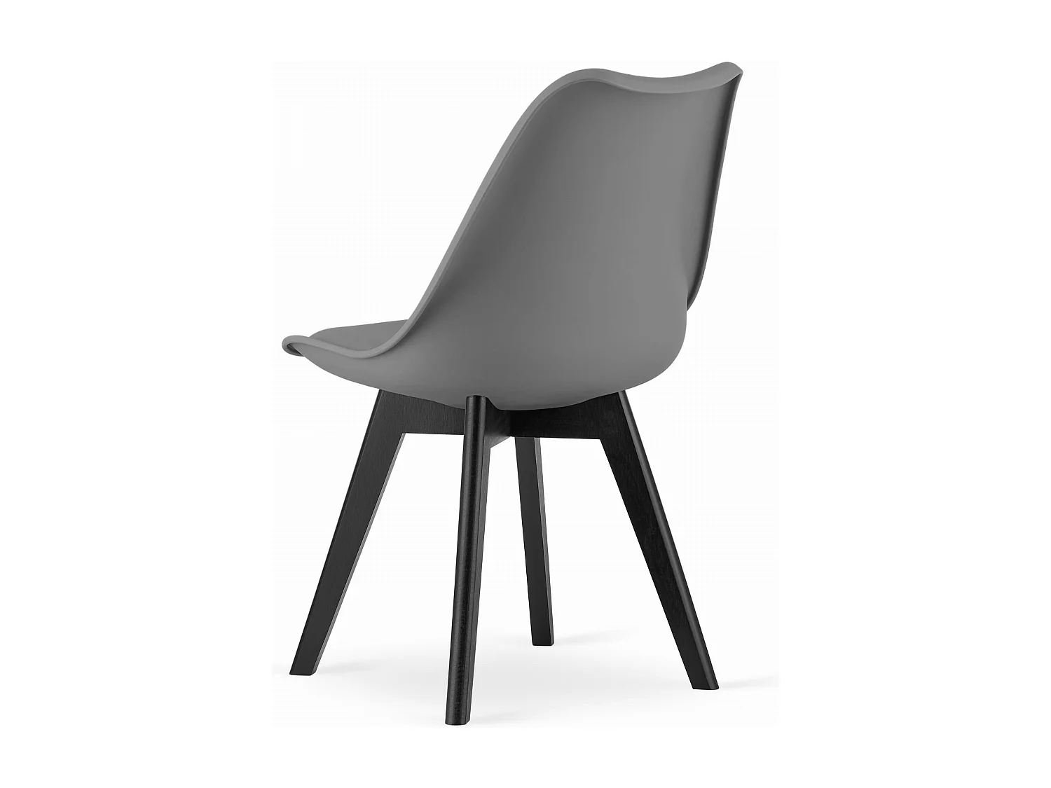 MARK Stuhl - Graphit / schwarze Beine x 1