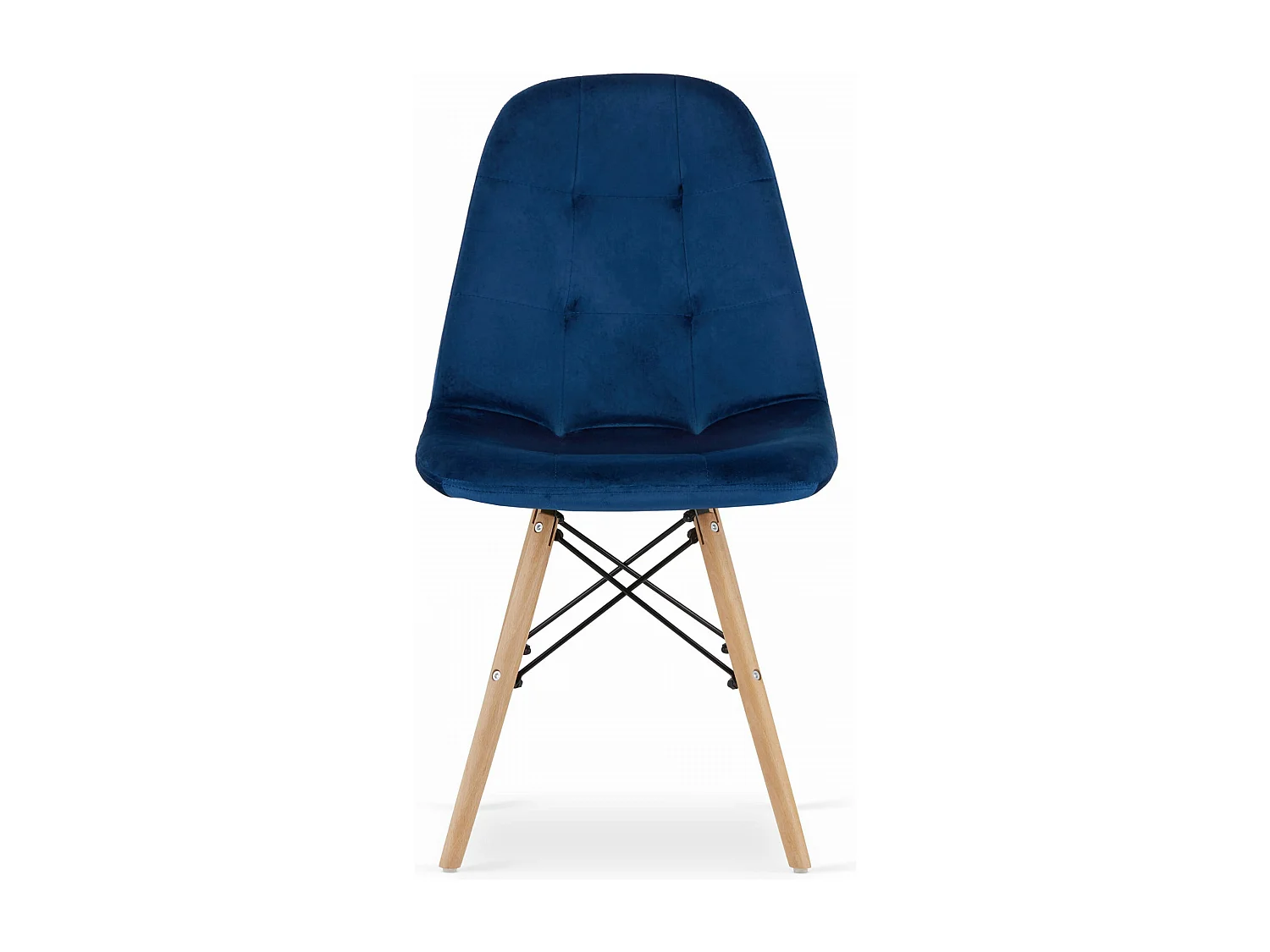 Chaise DUMO - velours bleu marine x 1