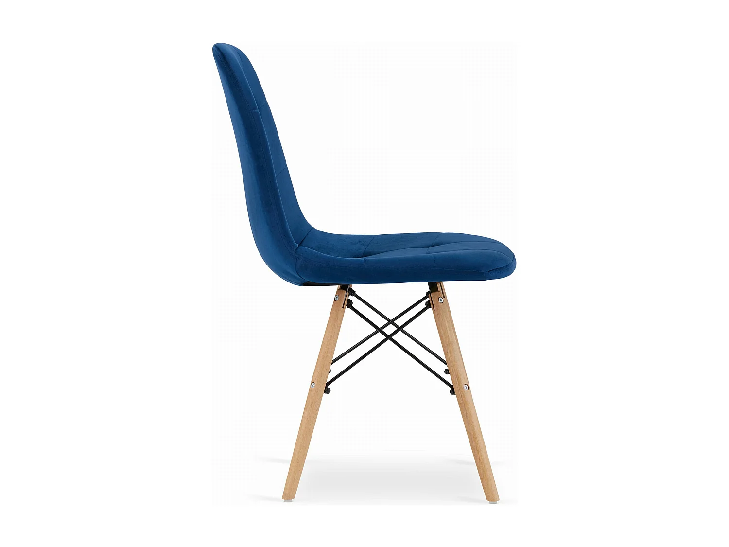 Chaise DUMO - velours bleu marine x 1
