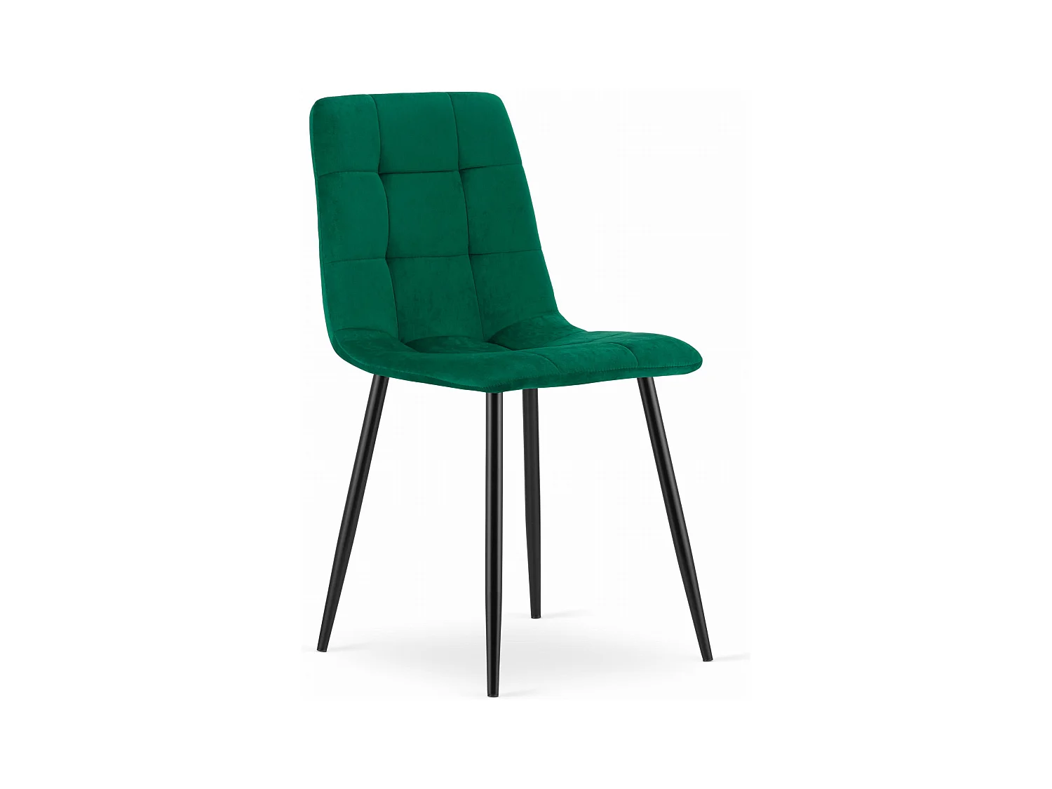 Chaise KARA - velours vert foncé x 1