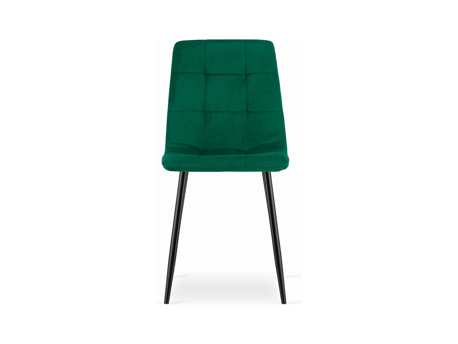 Chaise KARA - velours vert foncé x 1
