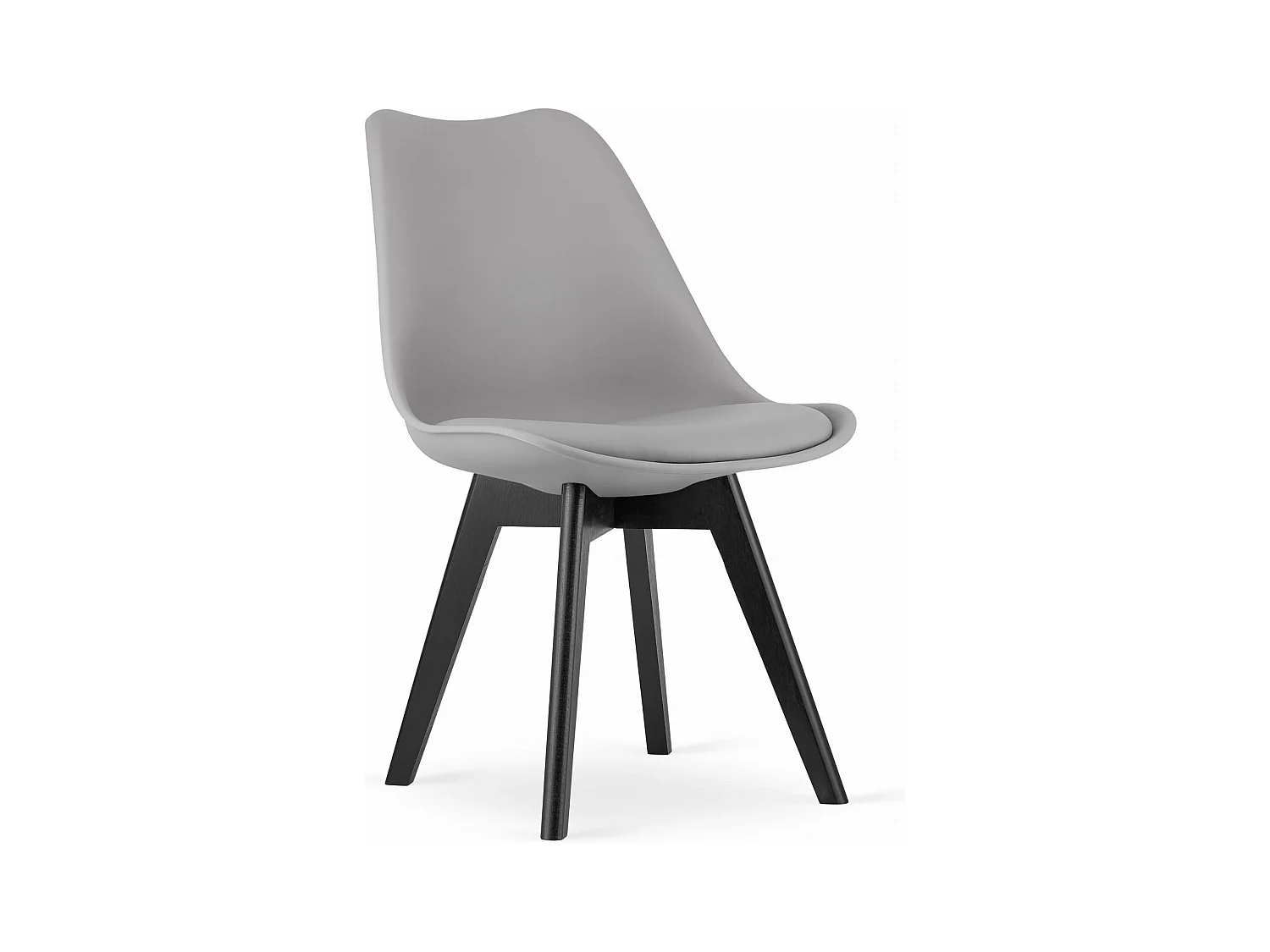 MARK-Stuhl - Beine grau/schwarz x 1