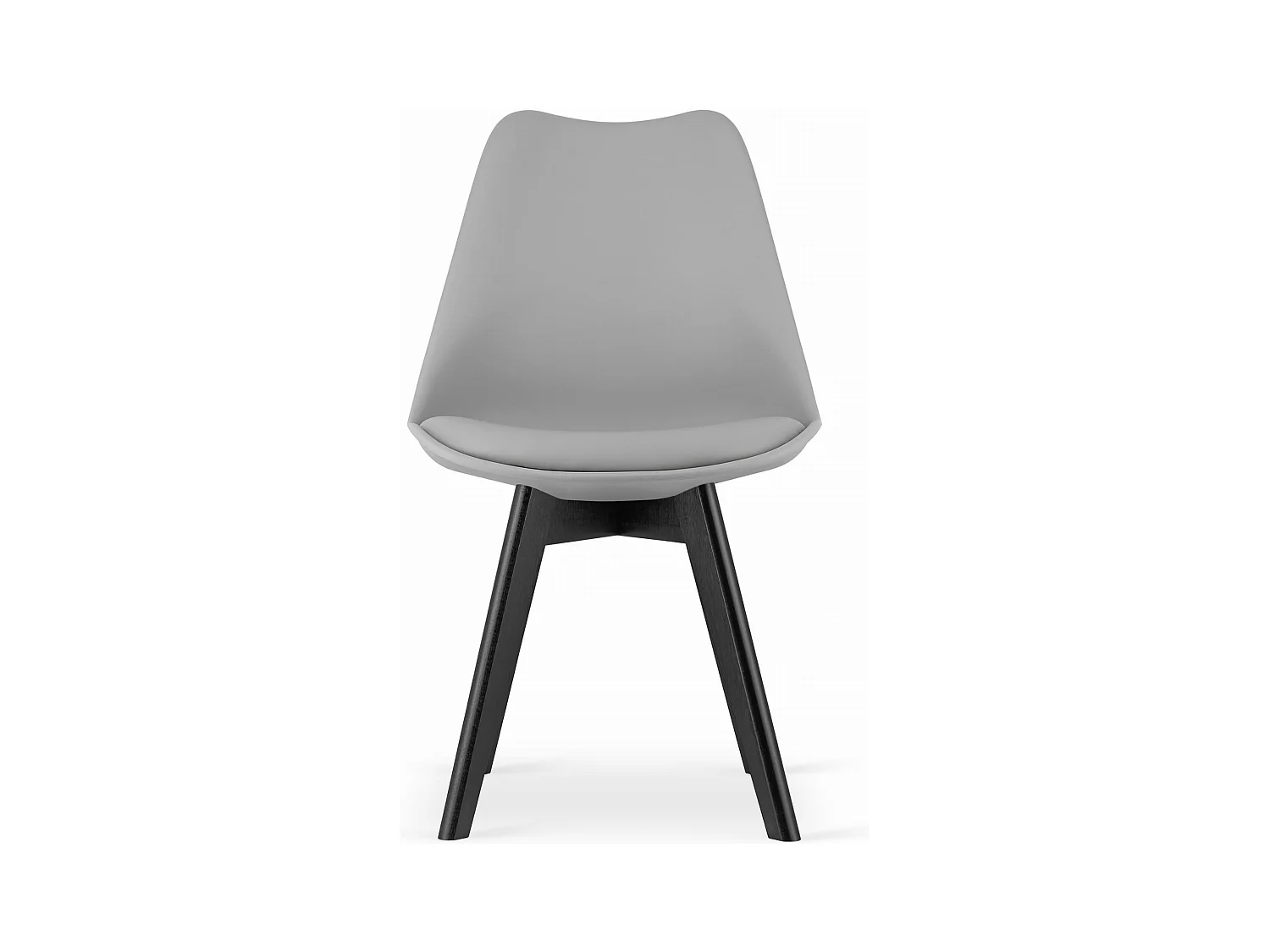 MARK-Stuhl - Beine grau/schwarz x 1