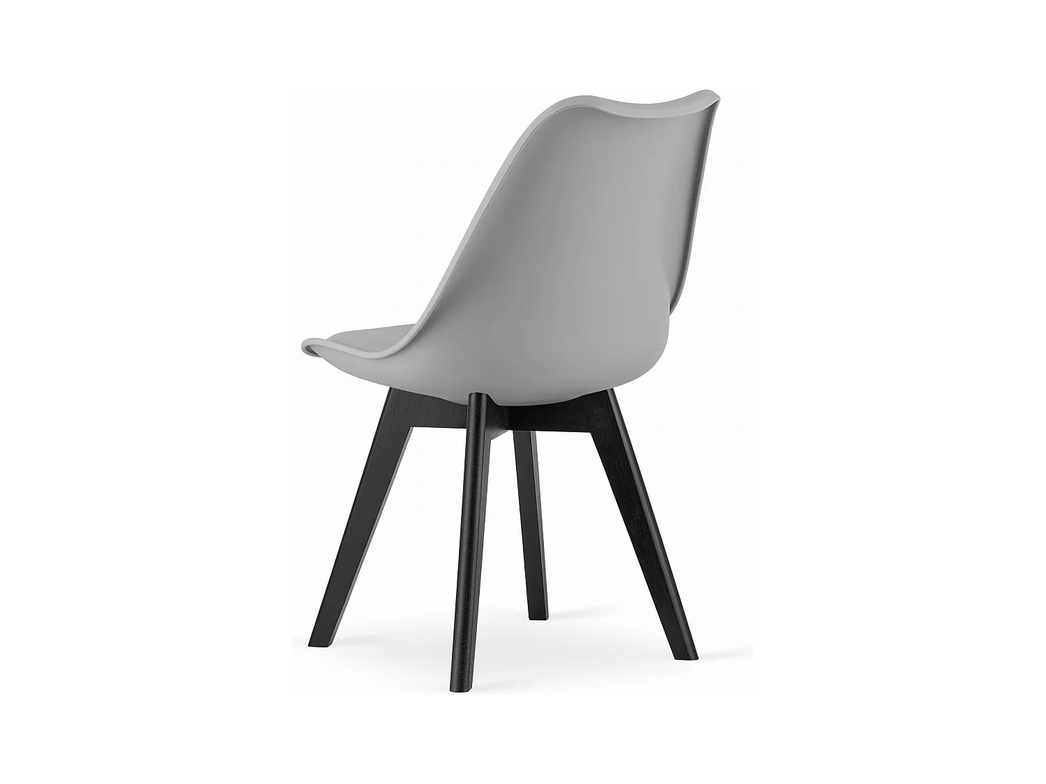 MARK-Stuhl - Beine grau/schwarz x 1