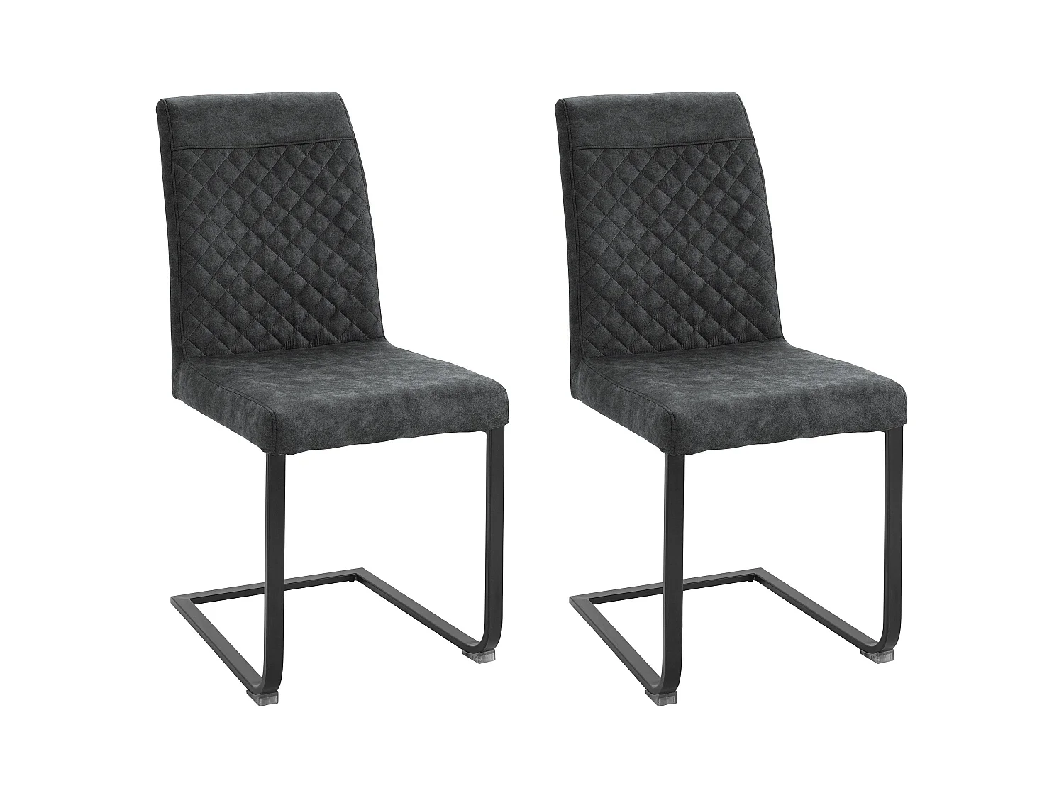 Willy | Stoel in Antraciet, 2 Pak