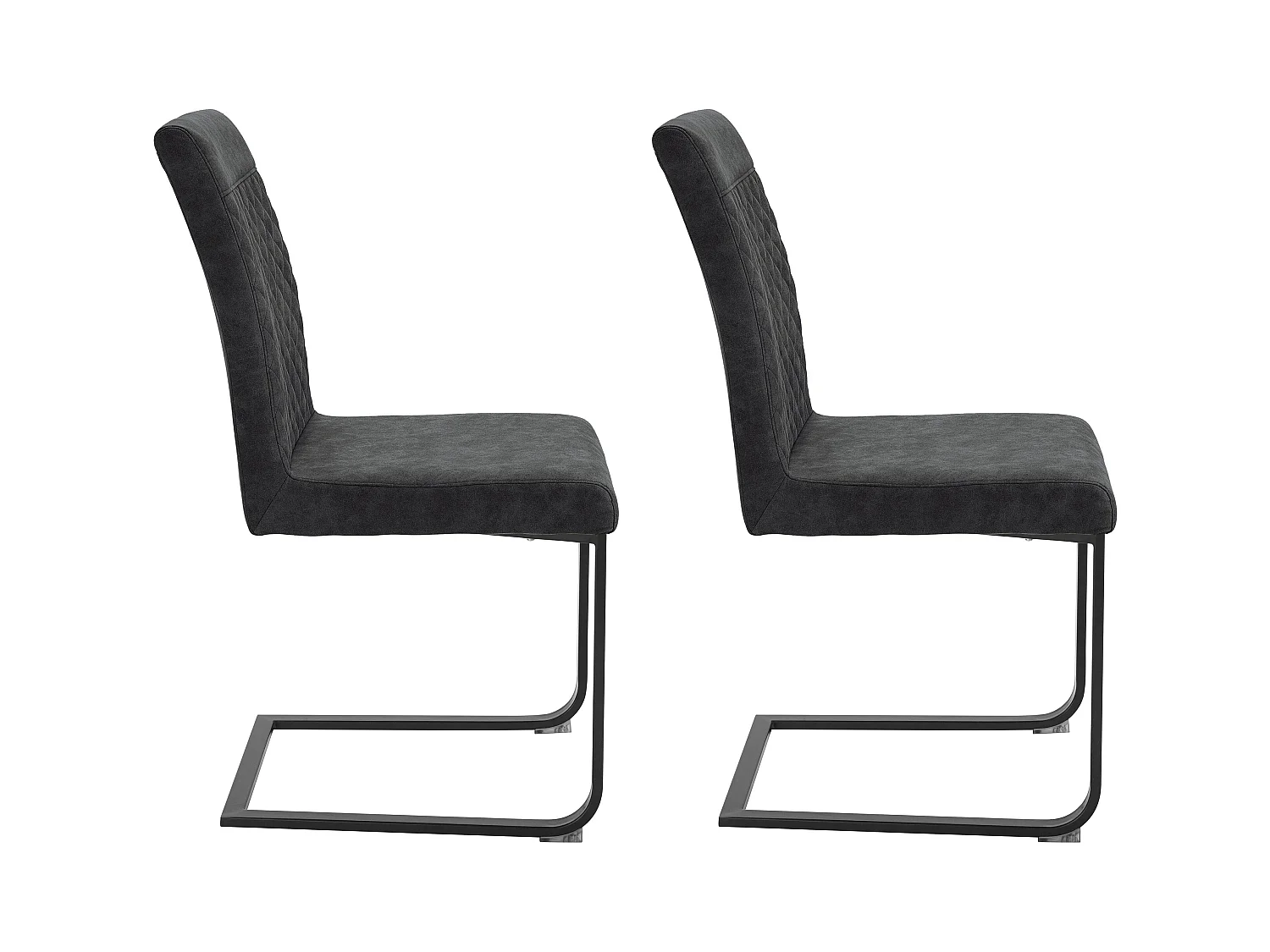 Willy | Stoel in Antraciet, 2 Pak