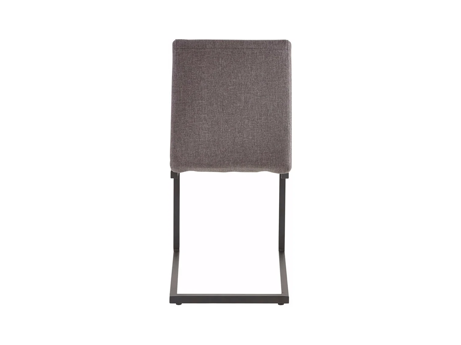 Sabine | Sedia da pranzo in tessuto antracite, confezione da 2 pz.