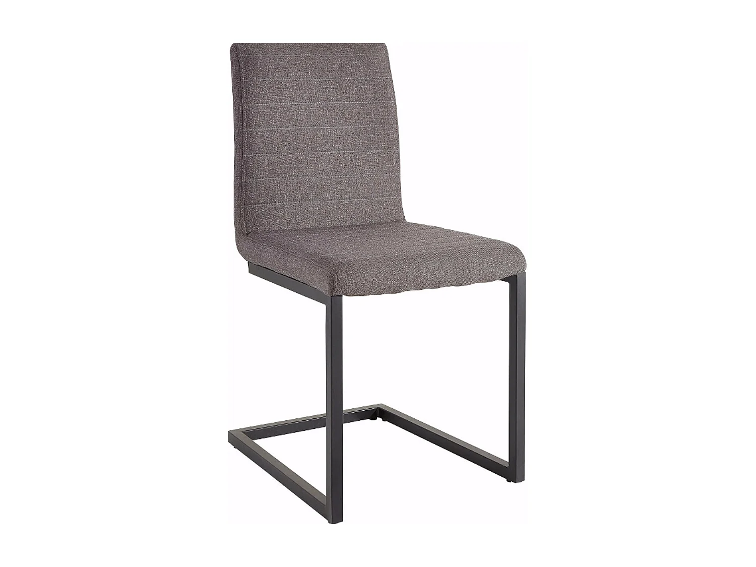 Sabine | Fauteuil de salle à manger en tissu anthracite, 2 pièces