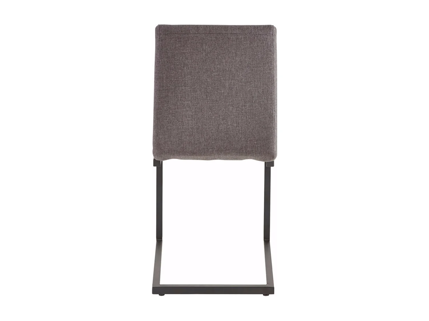 Sabine | Fauteuil de salle à manger en tissu anthracite, 2 pièces