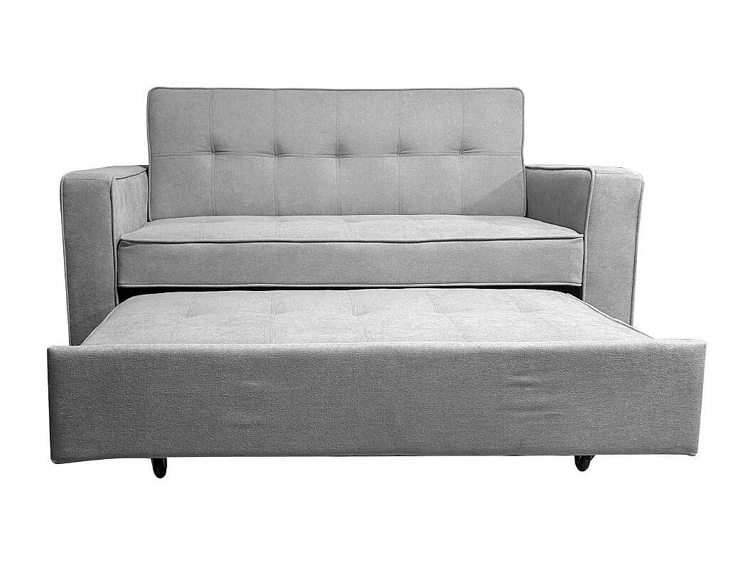 Sofá cama Rol con brazos gris 91x165x88 cm