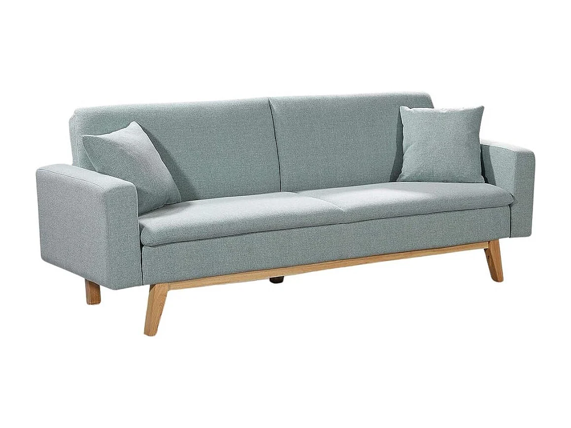 Sofá cama Indiana 2 plazas verde 84x206x74 cm