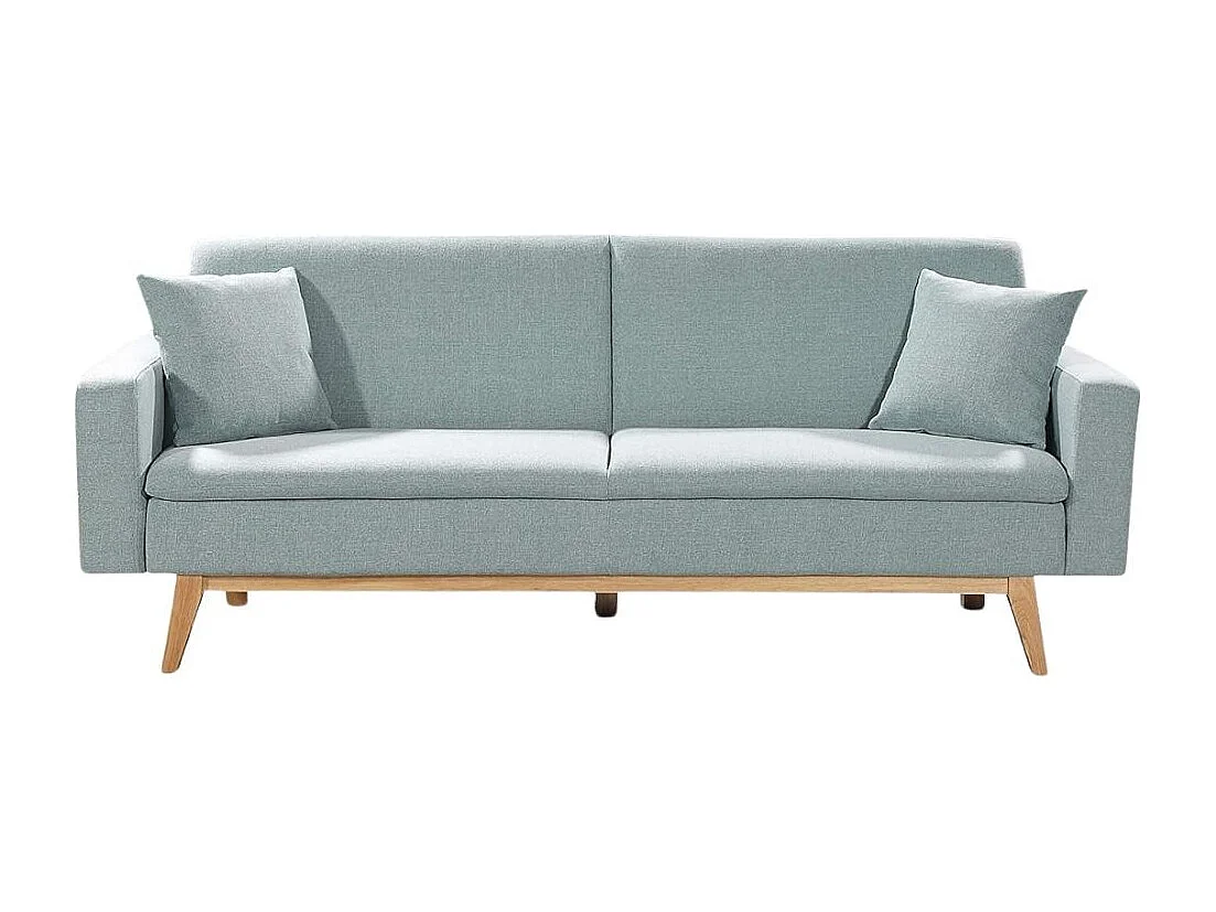 Sofá cama Indiana 2 plazas verde 84x206x74 cm