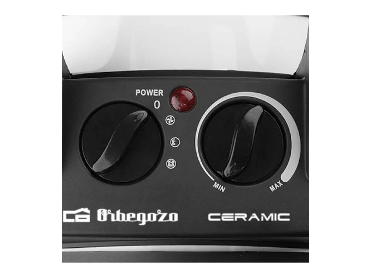 Calefactor cerámico Orbegozo FHR3055 3000W temperatura regulable blanco Ø30 cm