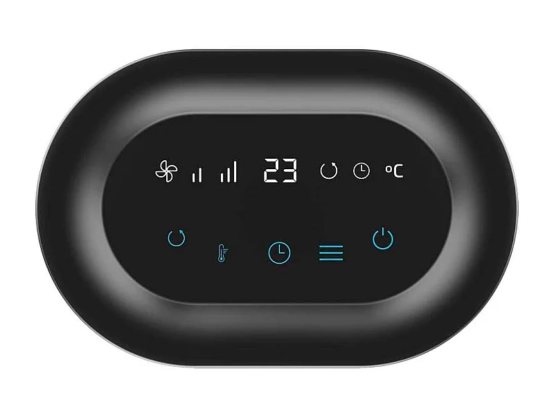 Calefactor cerámico Cecotec ReadyWarm 1550 Max Ceramic Rotate Smart 1500W oscilante negro