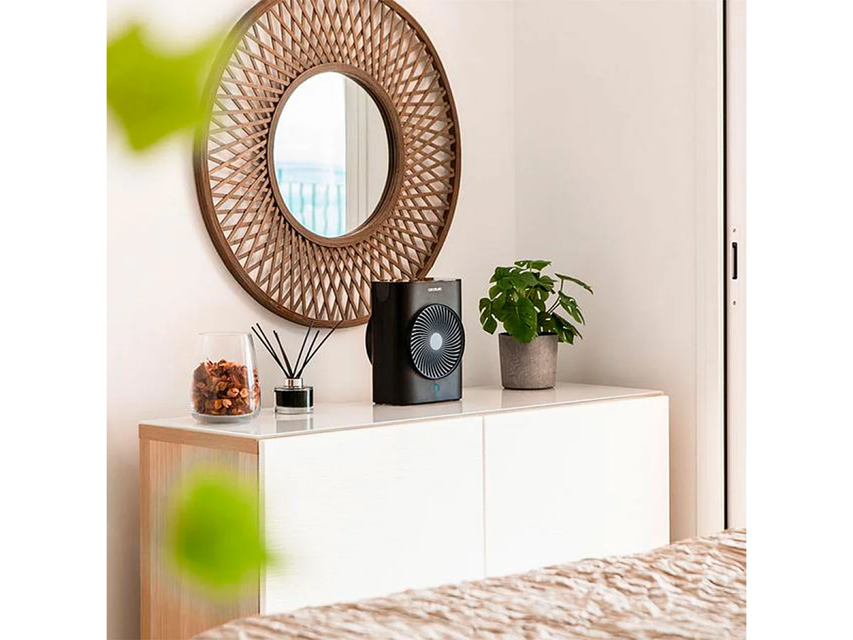 Calefactor ventilador Cecotec ReadyWarm 2070 Max Force Smart 2000W mando a distancia negro