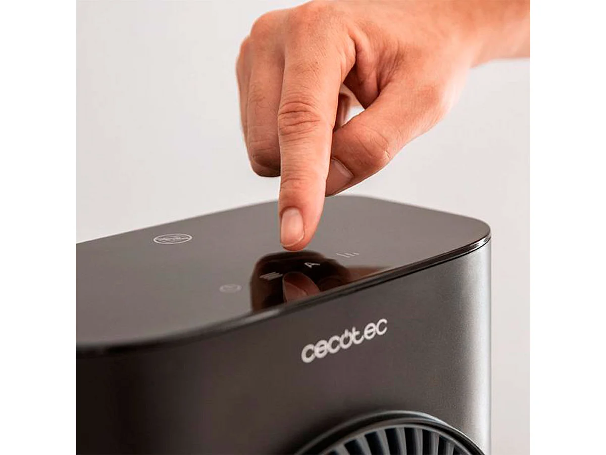 Calefactor ventilador Cecotec ReadyWarm 2070 Max Force Smart 2000W mando a distancia negro