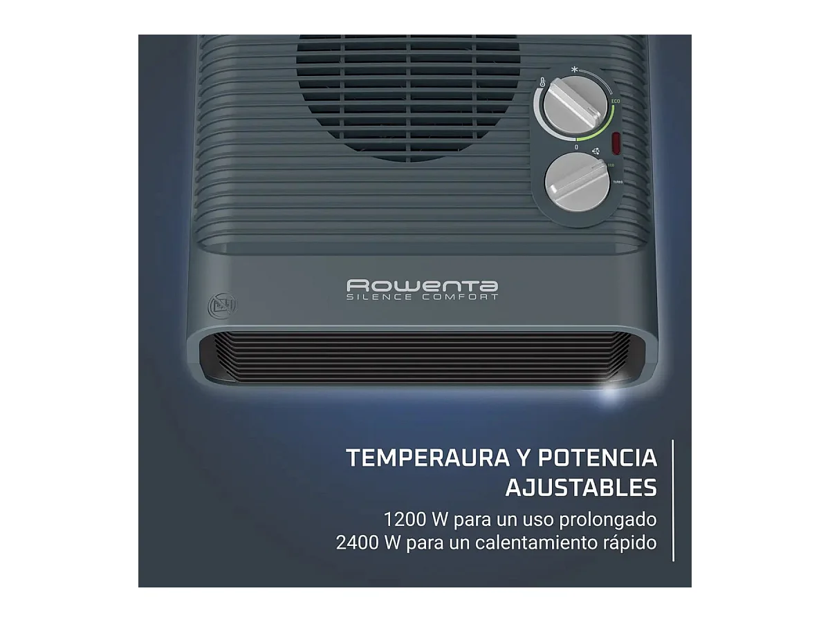 Calefactor Rowenta SO5115F0 2400W 2 potencias negro