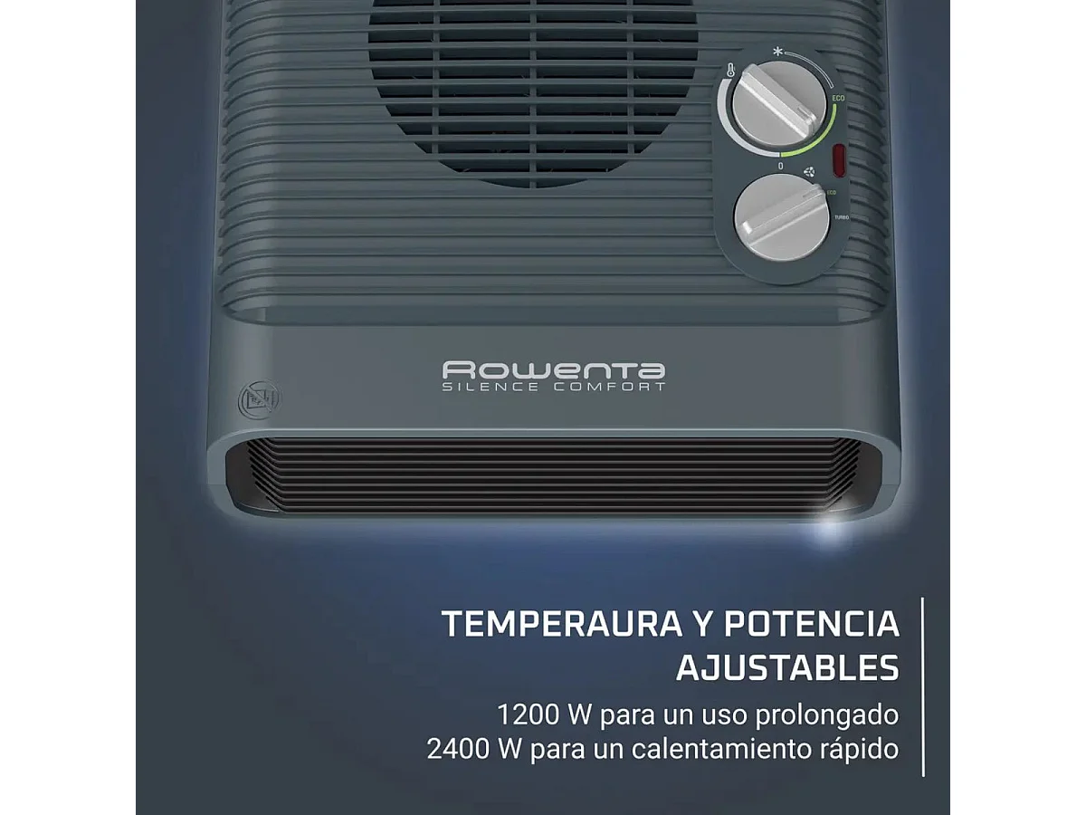 Calefactor Rowenta SO5115F0 2400W 2 potencias negro