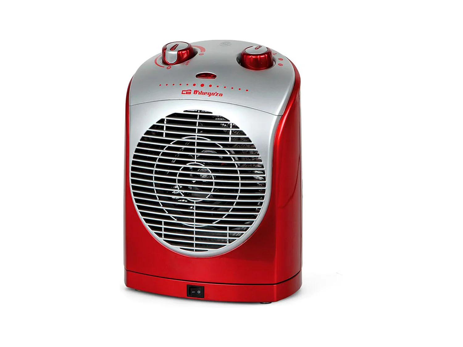 Calefactor ventilador Orbegozo FH 5025 2200W oscilante rojo