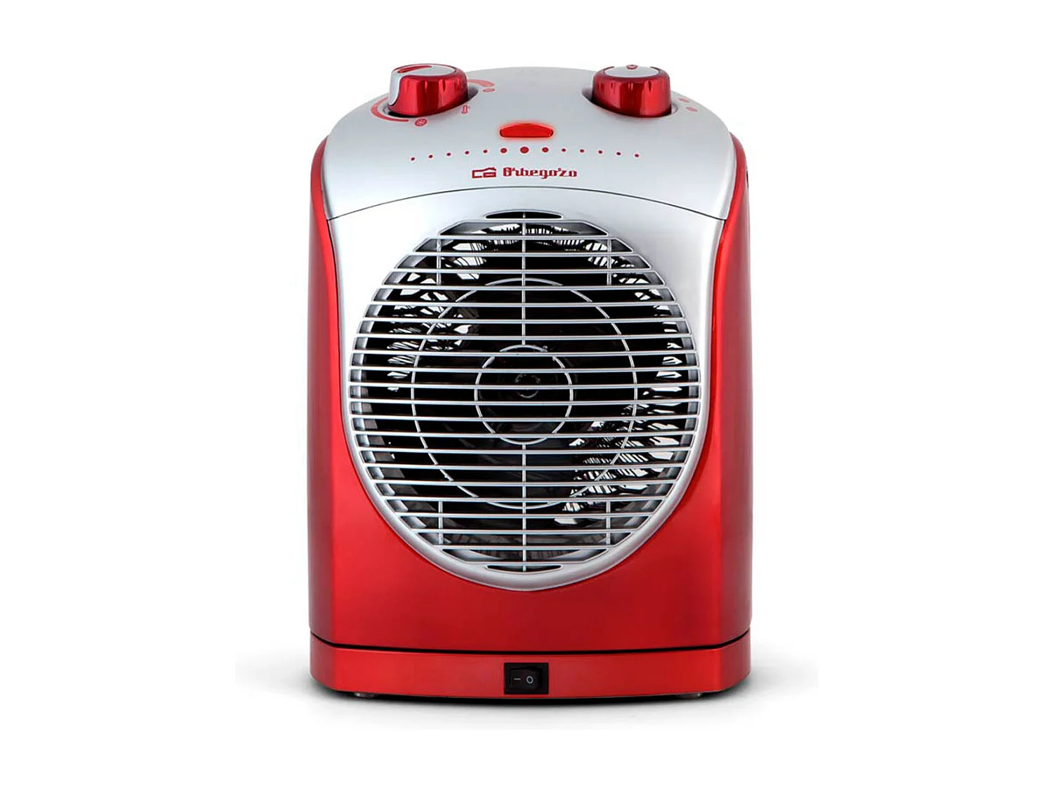 Calefactor ventilador Orbegozo FH 5025 2200W oscilante rojo