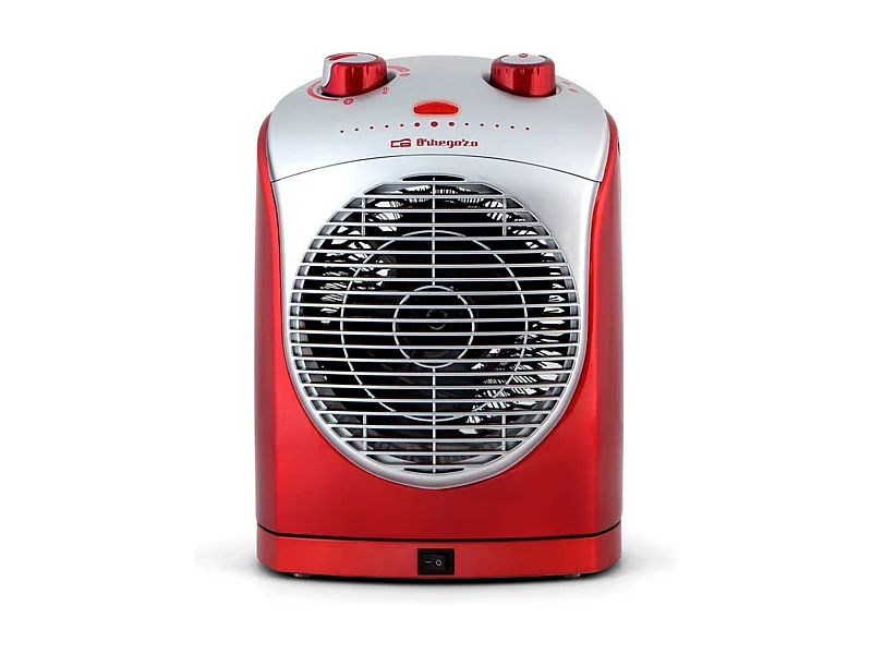 Calefactor ventilador Orbegozo FH 5025 2200W oscilante rojo