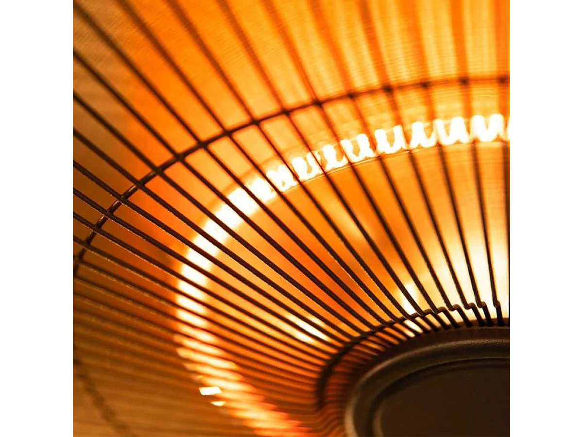 Calefactor de exterior Cecotec ReadyWarm 1500 Power Ceiling 1500W con mando negro