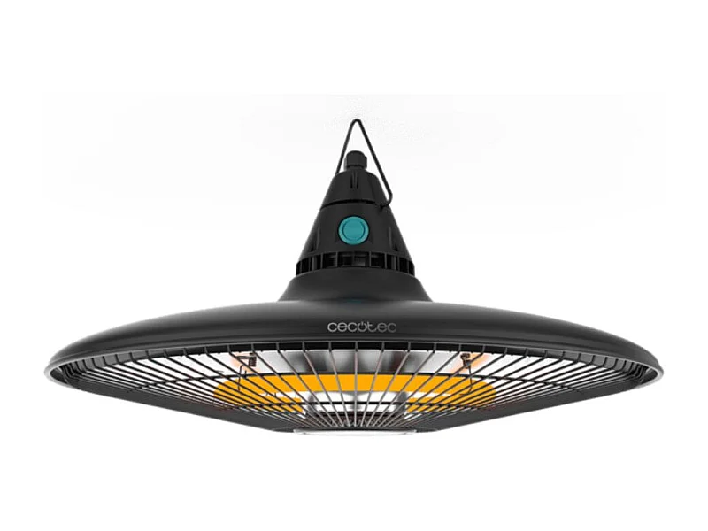 Calefactor de exterior Cecotec ReadyWarm 1500 Power Ceiling 1500W con mando negro