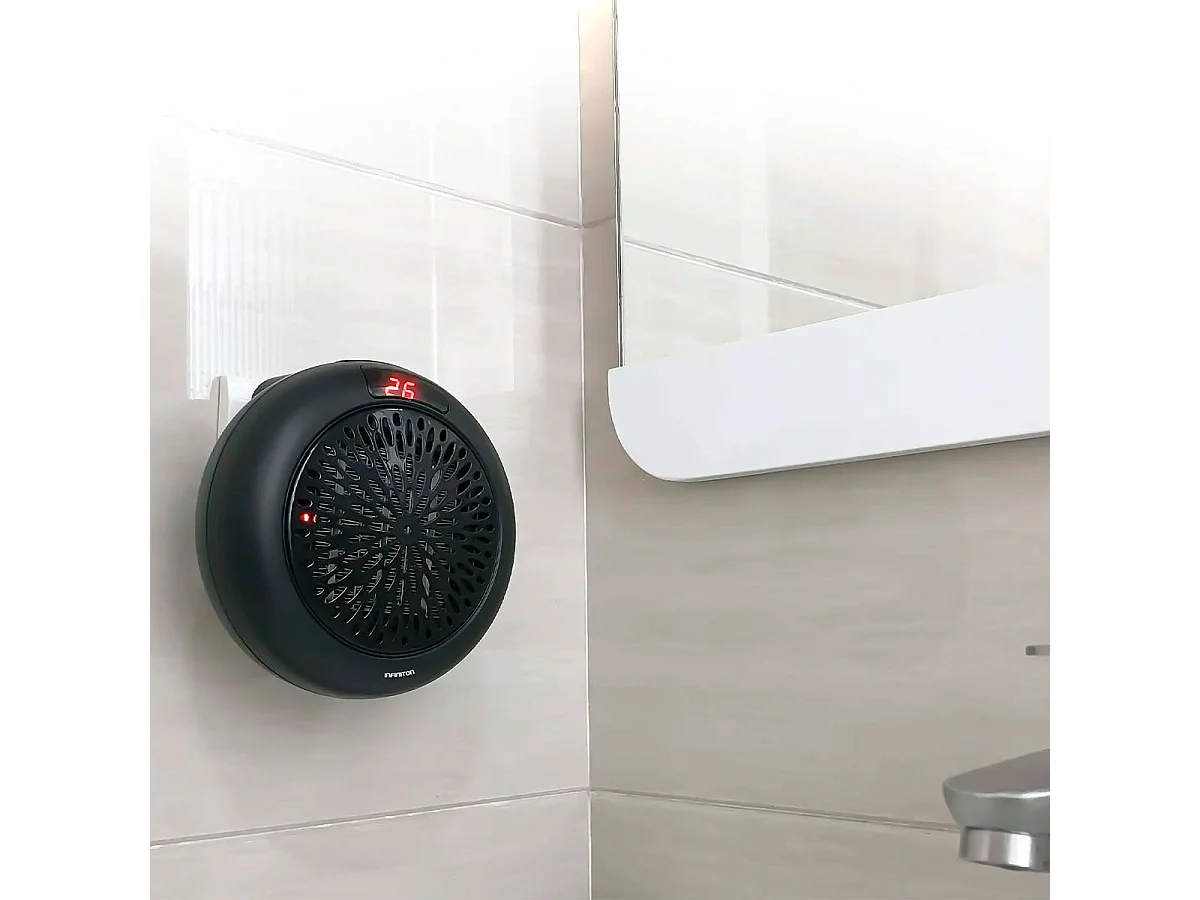 Calefactor ventilador Infiniton HWS-6AC 600W display LED negro