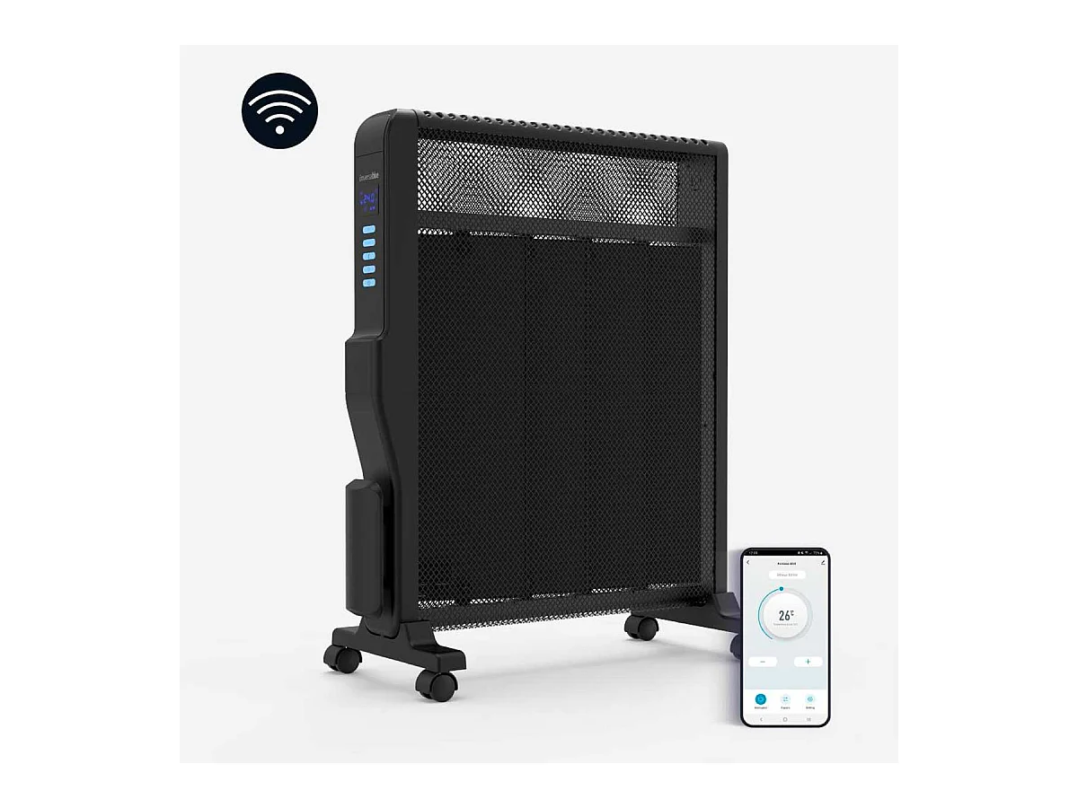 Radiador de mica Formosa 4020 Universal Blue 2000W WiFi control por voz negro