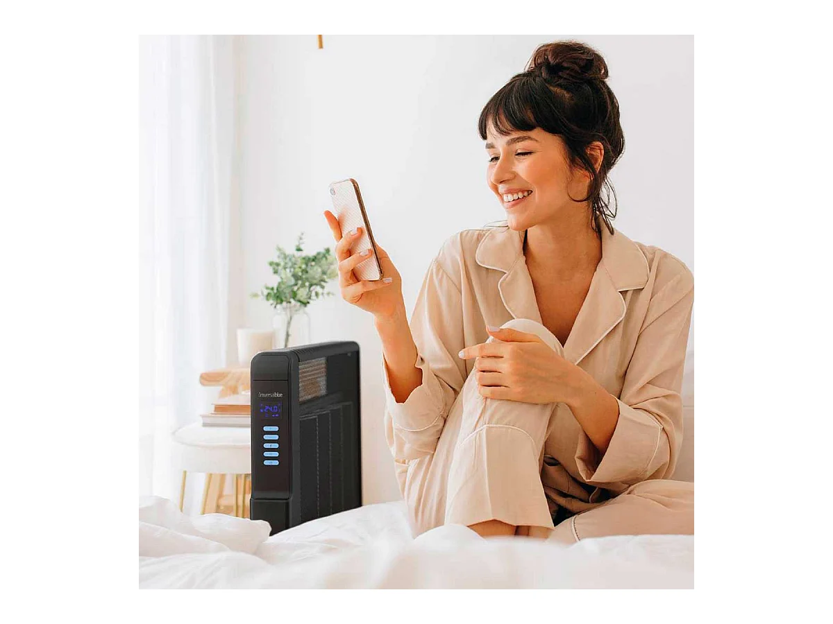 Radiador de mica Formosa 4020 Universal Blue 2000W WiFi control por voz negro