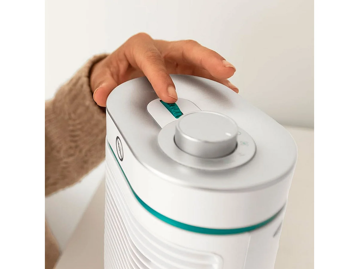 Calefactor cerámico Cecotec ReadyWarm 1550 Max Ceramic Rotate 1500W oscilante blanco