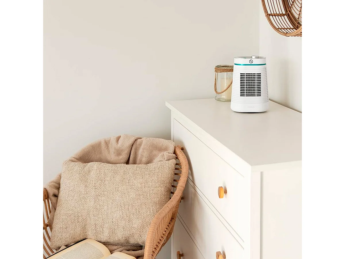 Calefactor cerámico Cecotec ReadyWarm 1550 Max Ceramic Rotate 1500W oscilante blanco