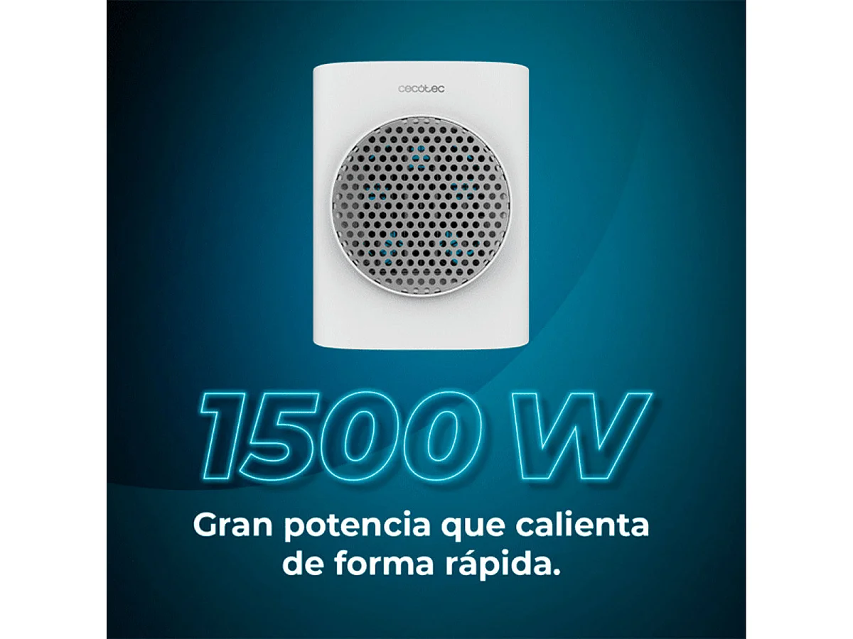 Calefactor cerámico Cecotec ReadyWarm 1570 Max Ceramic Rotate Smart 1500W oscilante blanco