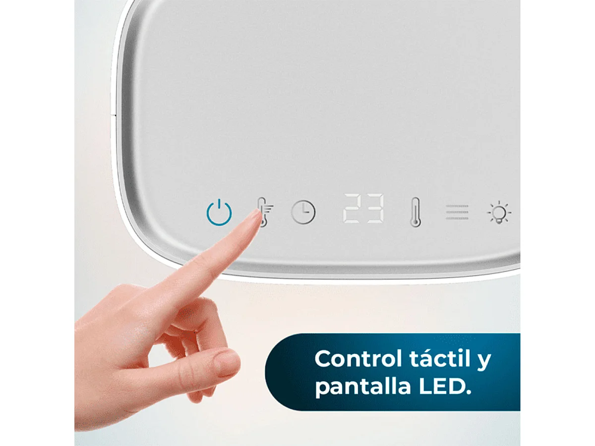 Calefactor cerámico Cecotec ReadyWarm 1570 Max Ceramic Rotate Smart 1500W oscilante blanco