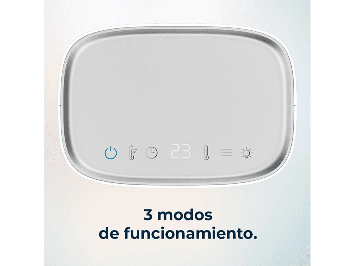 Calefactor cerámico Cecotec ReadyWarm 1570 Max Ceramic Rotate Smart 1500W oscilante blanco