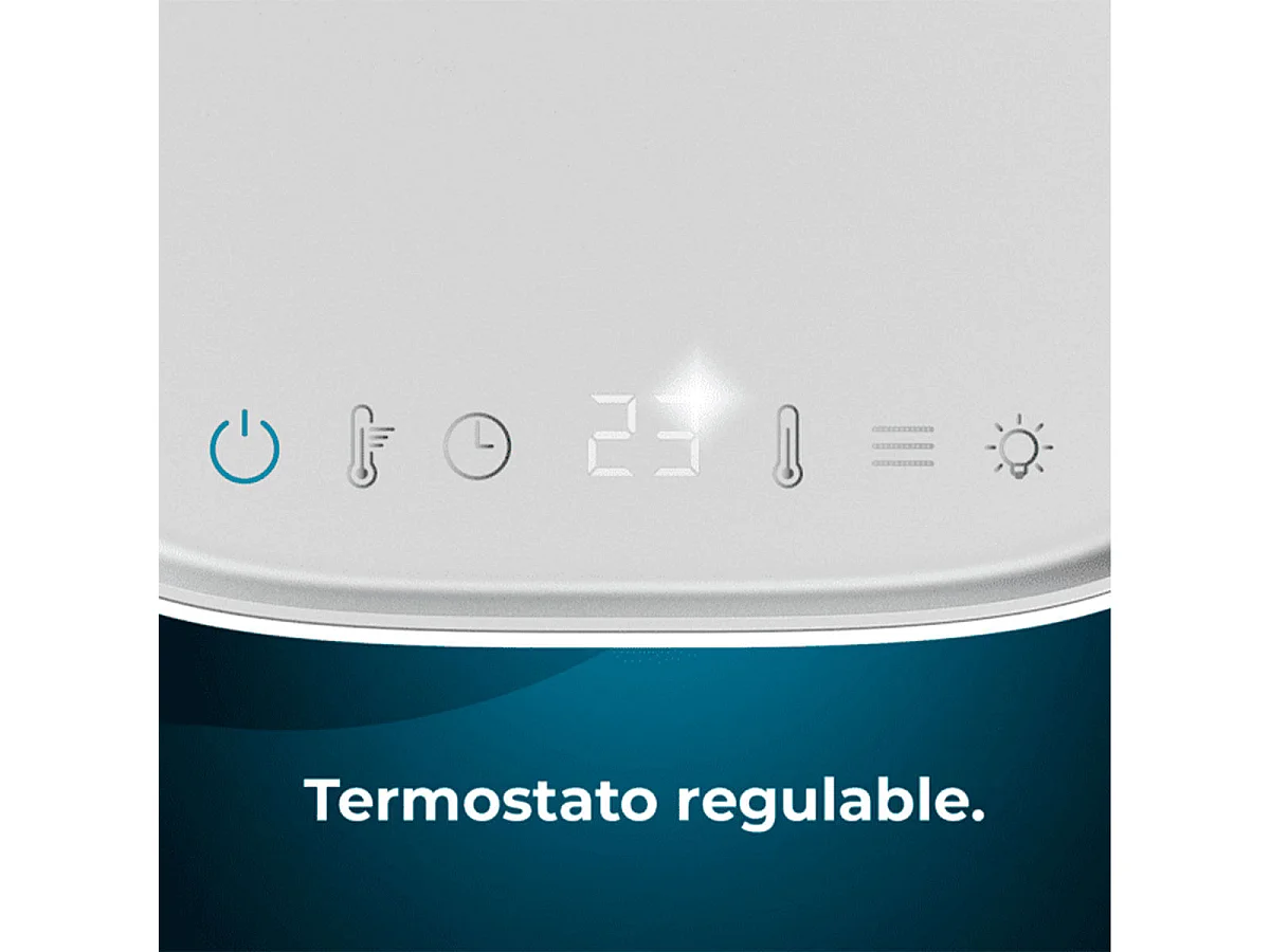 Calefactor cerámico Cecotec ReadyWarm 1570 Max Ceramic Rotate Smart 1500W oscilante blanco