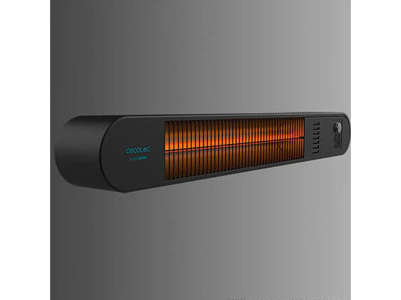 Calefactor halógeno Ready Warm 8600 Power Gold Cecotec 2000W IP55 negro