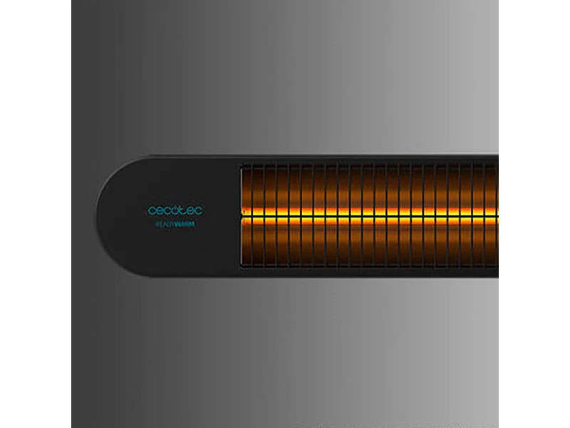 Calefactor halógeno Ready Warm 8600 Power Gold Cecotec 2000W IP55 negro