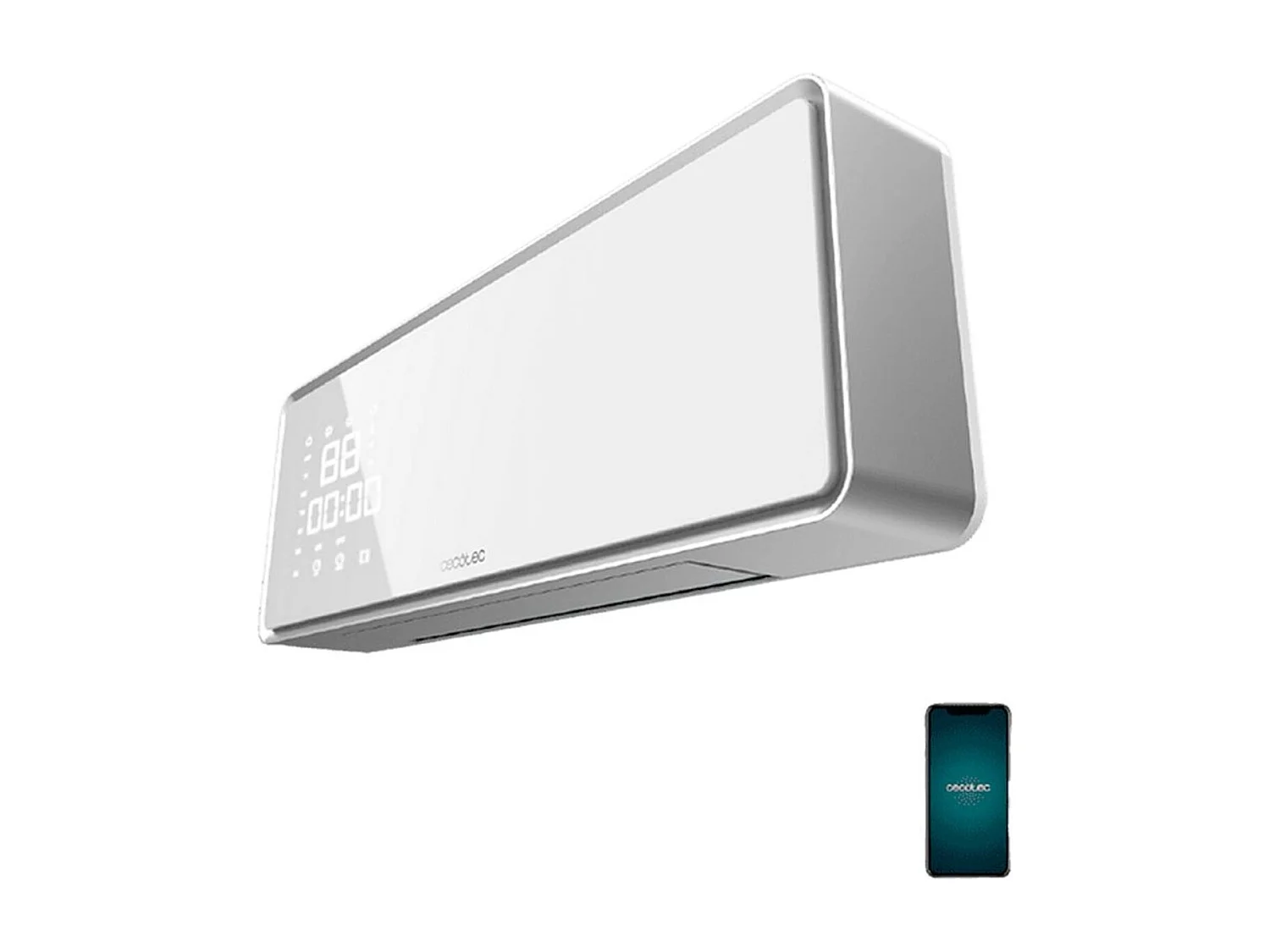 Calefactor cerámico Cecotec ReadyWarm 5350 Power Box Ceramic Connected 2000W WiFi blanco