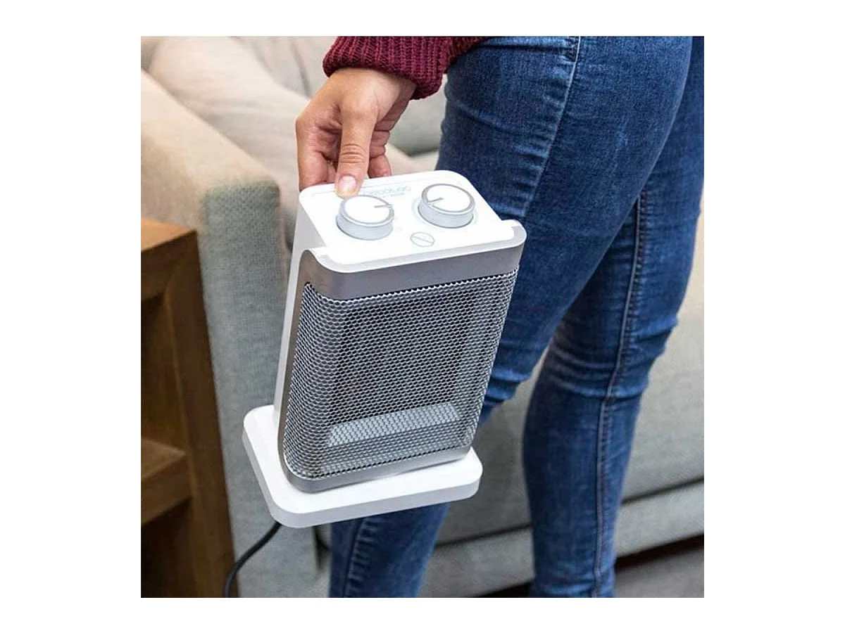 Calefactor cerámico oscilante Ready Warm 6100 Ceramic Rotate Cecotec 1500W 3 modos de funcionamiento