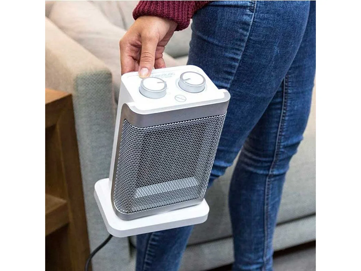Calefactor cerámico oscilante Ready Warm 6100 Ceramic Rotate Cecotec 1500W 3 modos de funcionamiento