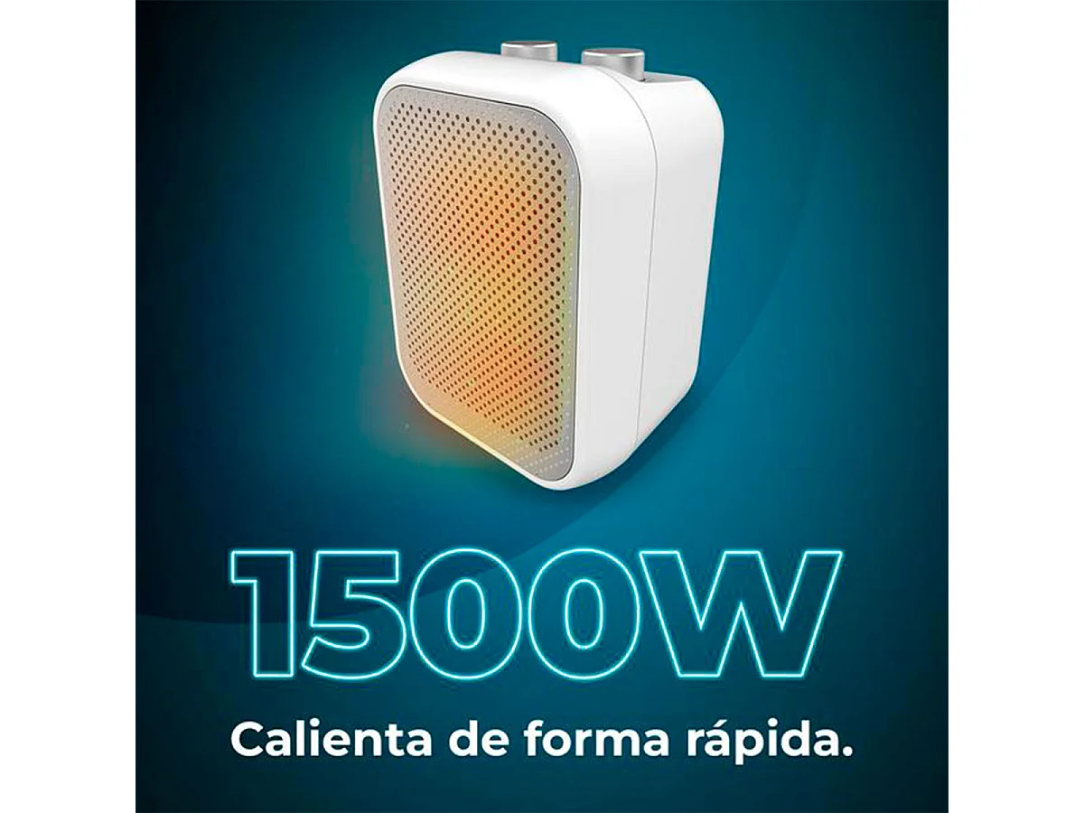 Calefactor cerámico Cecotec ReadyWarm 1500 Max Ceramic Rotate 1500W oscilante blanco