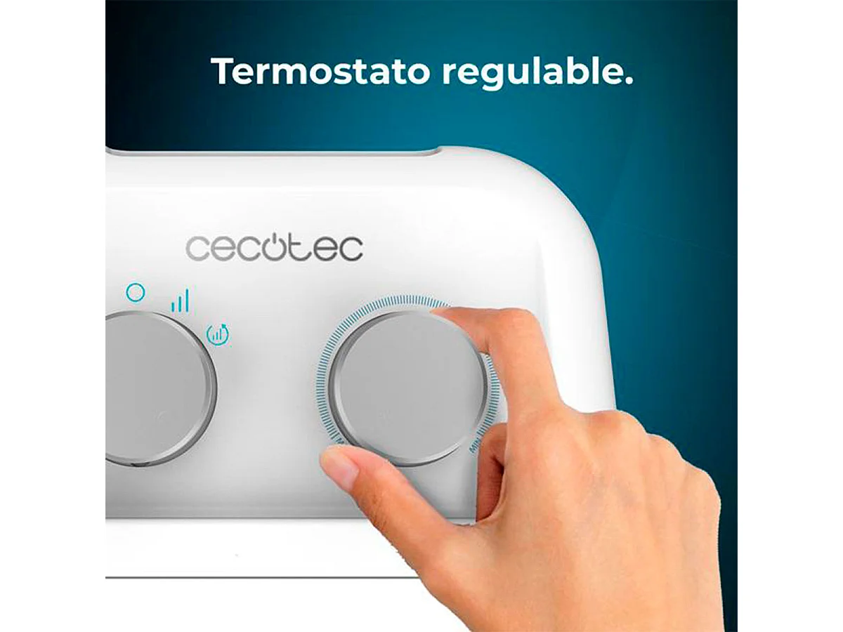 Calefactor cerámico Cecotec ReadyWarm 1500 Max Ceramic Rotate 1500W oscilante blanco