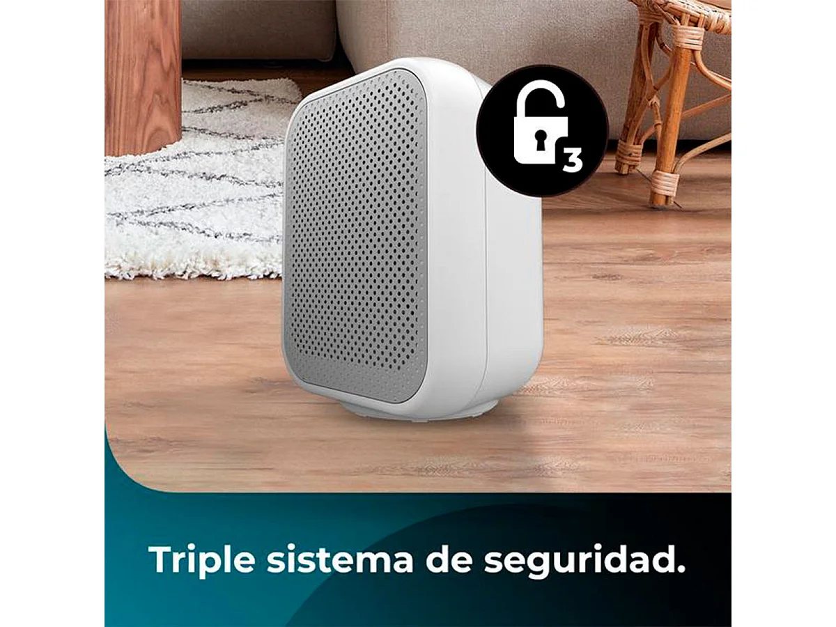 Calefactor cerámico Cecotec ReadyWarm 1500 Max Ceramic Rotate 1500W oscilante blanco