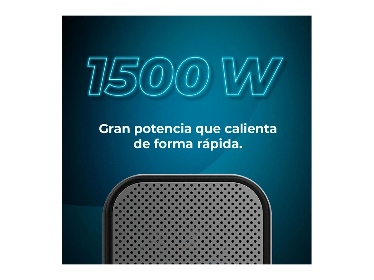 Calefactor cerámico Cecotec ReadyWarm 1500 Max Ceramic Rotate 1500W oscilante negro