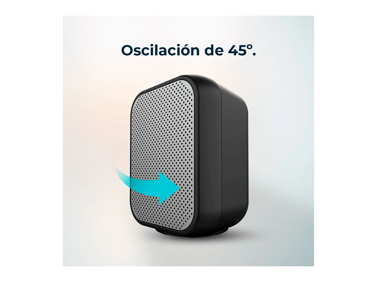 Calefactor cerámico Cecotec ReadyWarm 1500 Max Ceramic Rotate 1500W oscilante negro