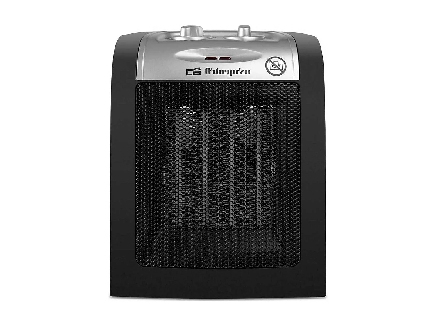 Calefactor cerámico Orbegozo CR 5017 1500W 2 niveles de potencia negro
