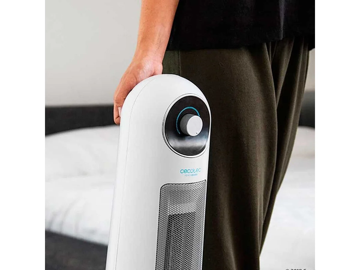 Calefactor cerámico Ready Warm 10000 Top Ceramic Cecotec 2200W oscilante 3 modos de funcionamiento